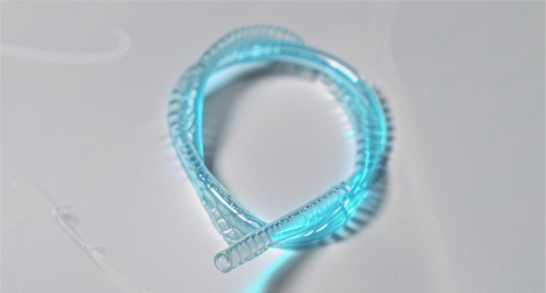 Photograph of a liquid diode microtube